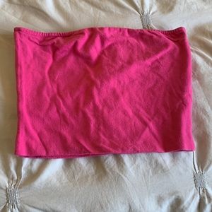 White Fawn Pink tube top